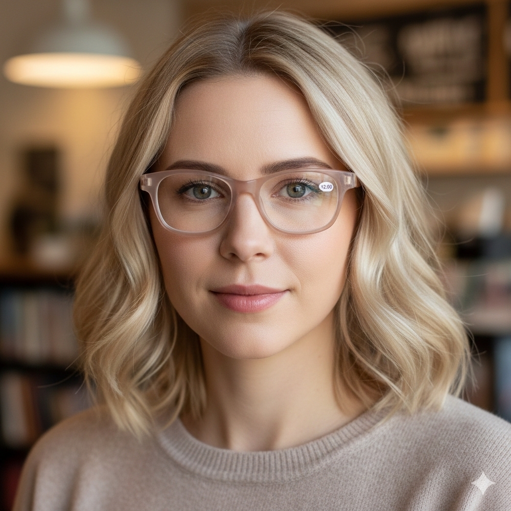 LOFT Crystal Finish Reading Glasses 2.0 Soft Blush